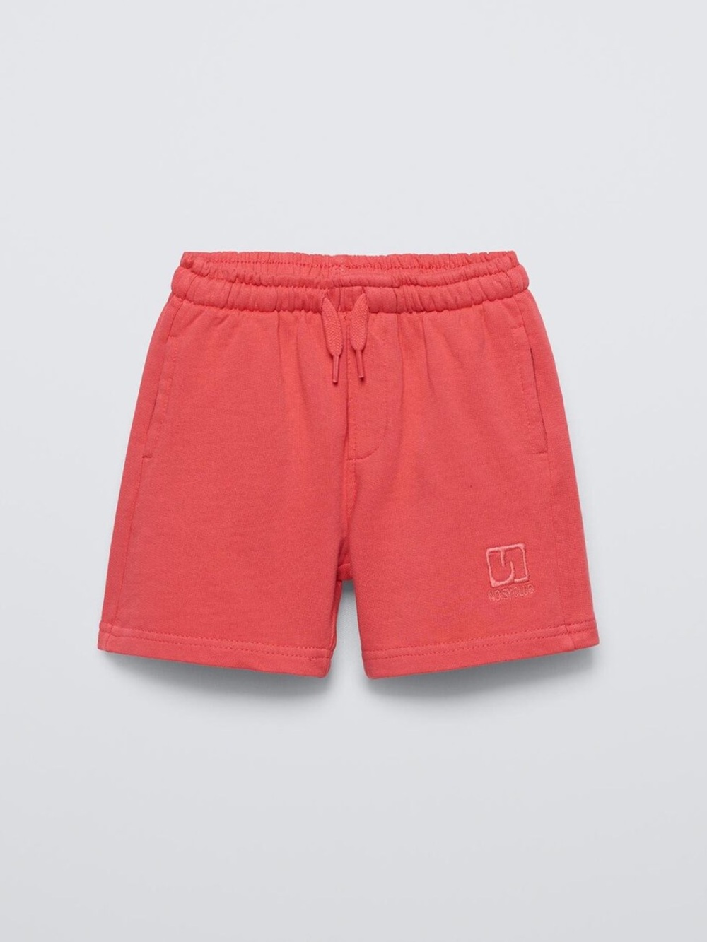 Zara Kids Red Casual Drawstring Shorts